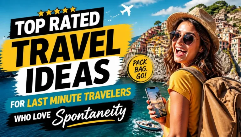 Top Rated Travel Ideas for Last Minute Travelers Who Love Spontaneity