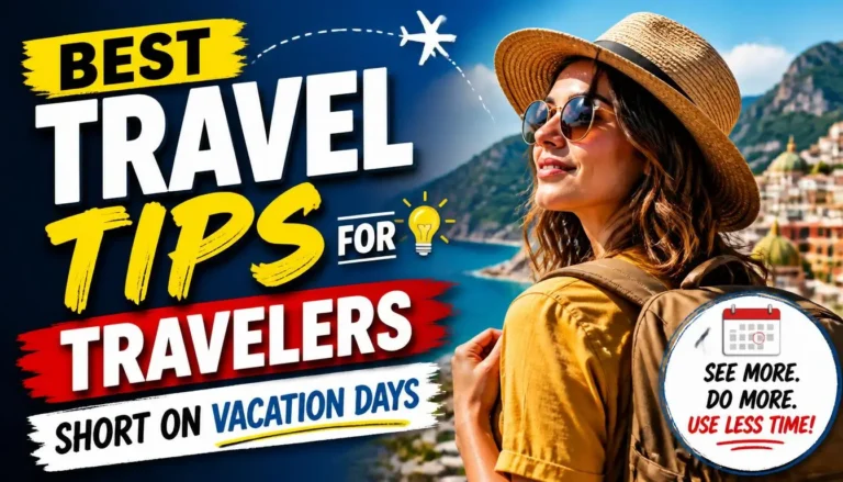 Best Travel Tips for Travelers Short on Vacation Days