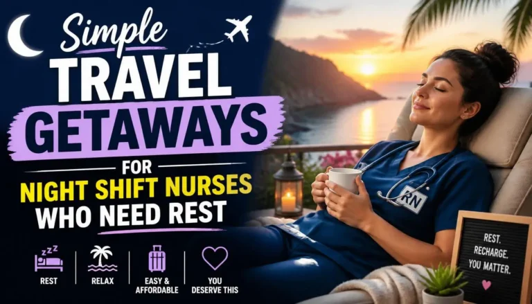 Simple Travel Getaways for Night Shift Nurses Who Need Rest