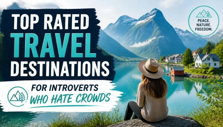 Top Rated Travel Destinations for Introverts Who Hate Crowds