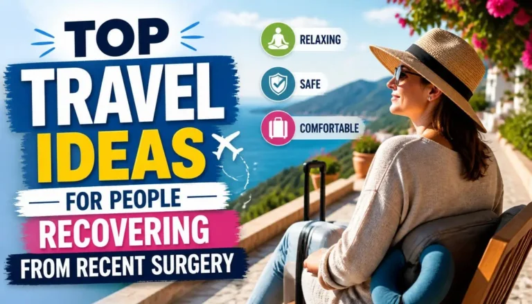 Top Travel Ideas for People Recovering From Recent Surgery